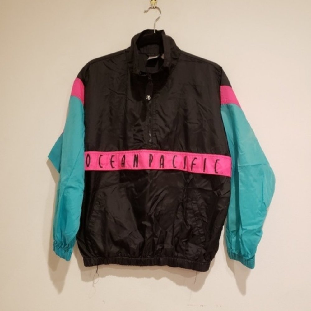 Ocean Pacific vintage surfers pullover windbreaker